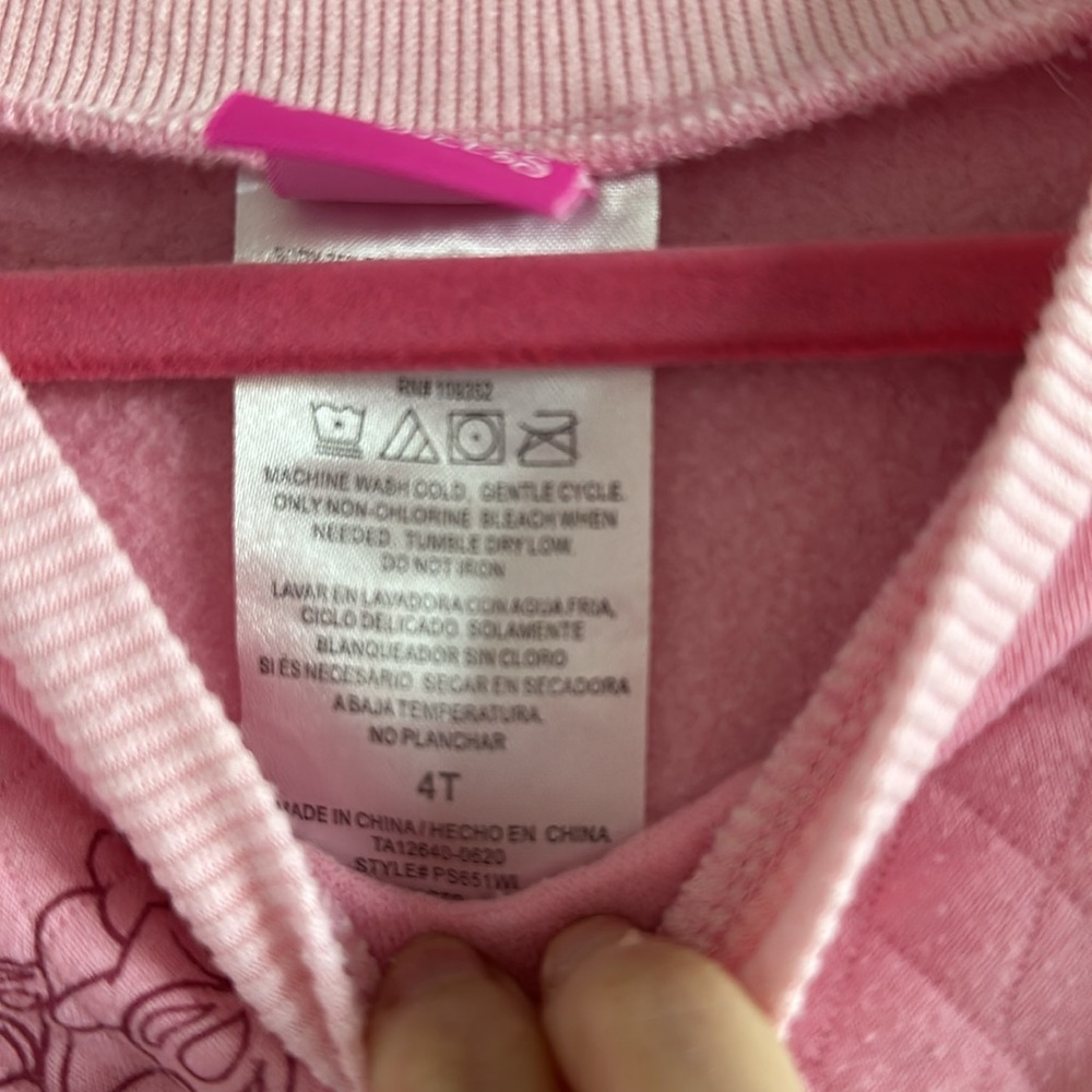 Disney Princess Brand Toddler Girls Sweatshirt - Size 4T - Picture 4 of 6